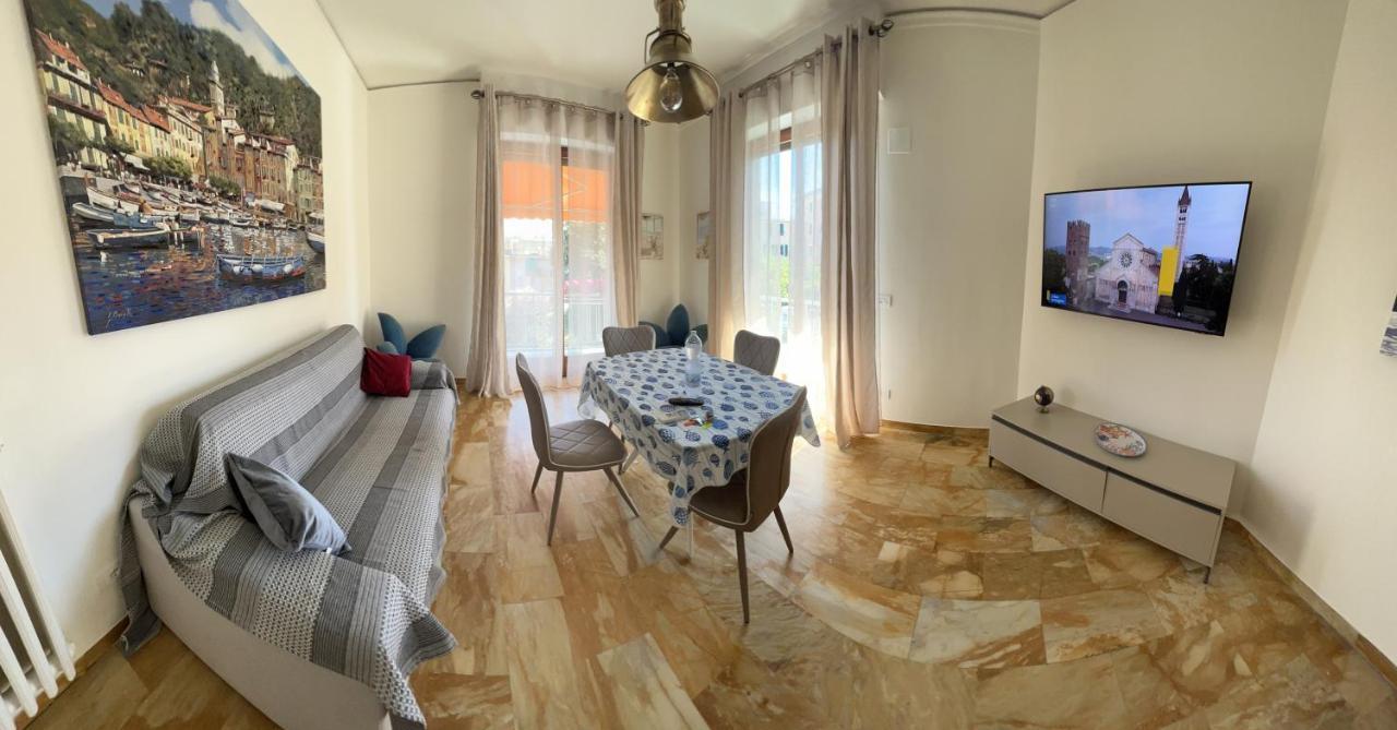 Welcome Riviera -Torre D'Avorio Appartamento 126 Mq Piu'Terrazzo25 Mq - Totalmente Rinnovato- 250 M Dal Centro - Parcheggio A Pagamento 15 Euro Al Giorno Da Prenotare In Anticipo Salvo Dispo -Parking At 15 Euro Per Day To Be Booked In Advance If Avai Rapallo Kültér fotó